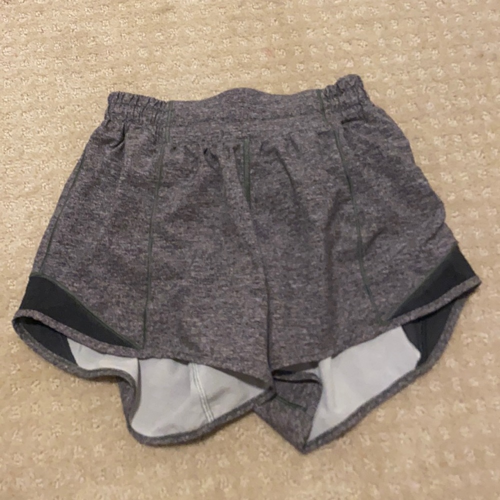 Grey lululemon shorts